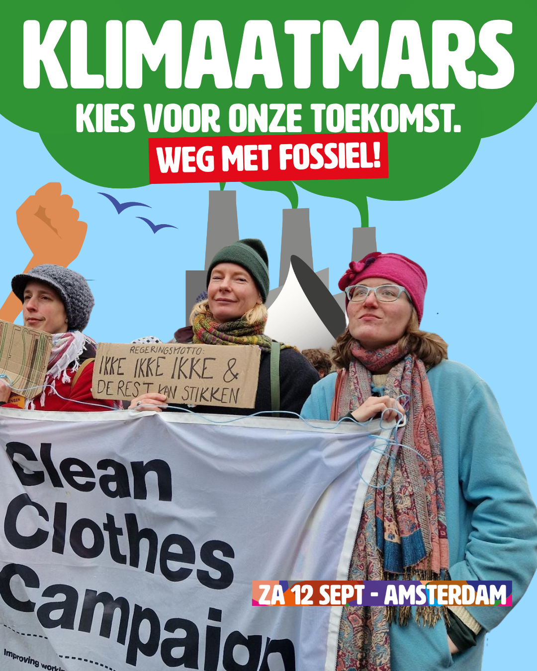 Loop met ons mee tijdens de Klimaatmars! 💚